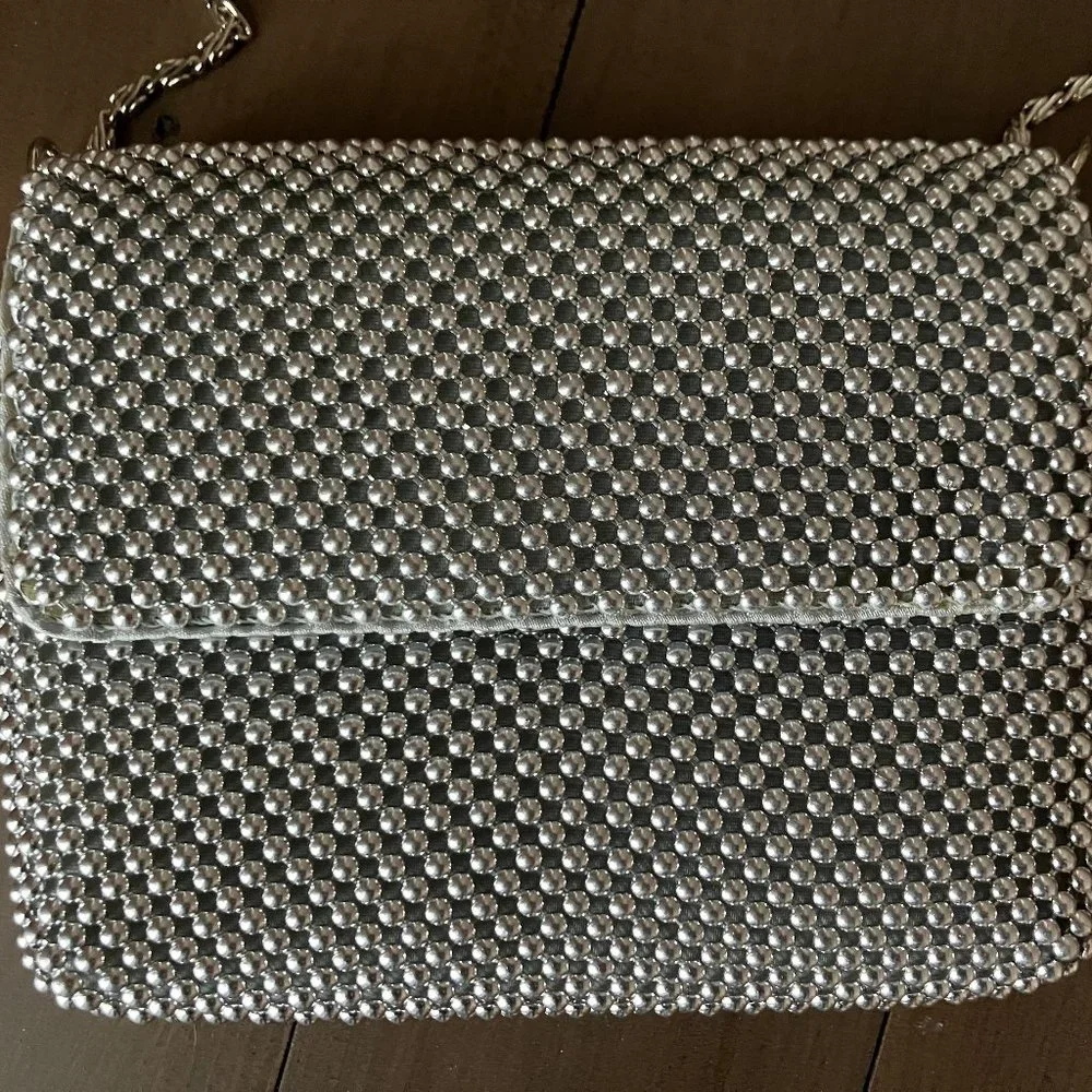 Mini Beaded Crossbody Bag - Picture 3 of 8